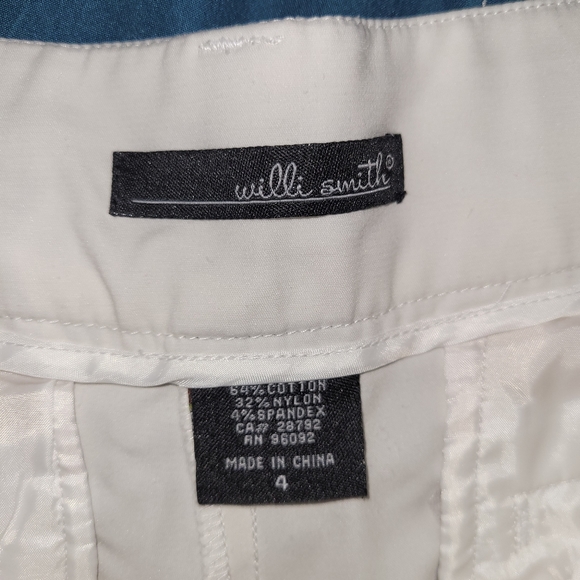 Willi Smith White Capri Dress pants - Picture 2 of 3